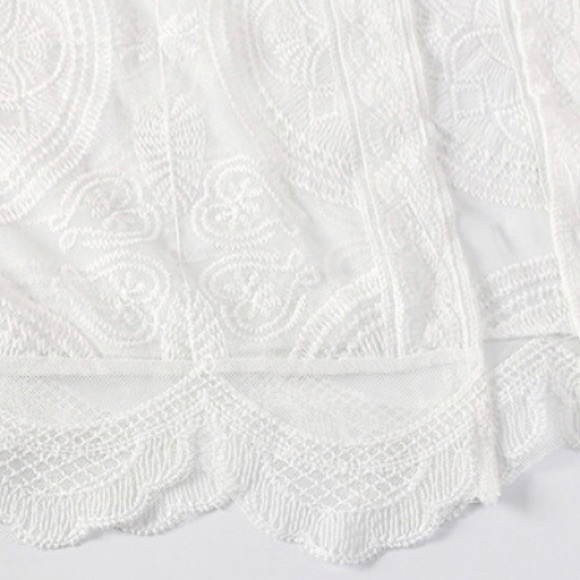 Boho Lace Kimono Duster Coverup - Picture 8 of 16